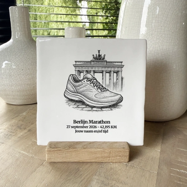 Berlijn Marathon tegeltje met naam 2026