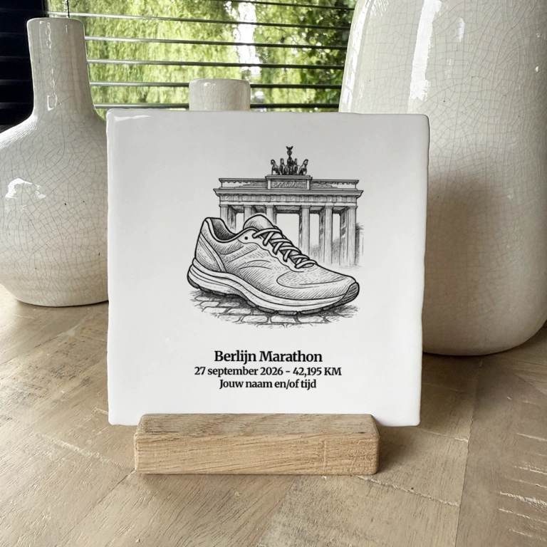 Berlijn Marathon tegeltje met naam 2026