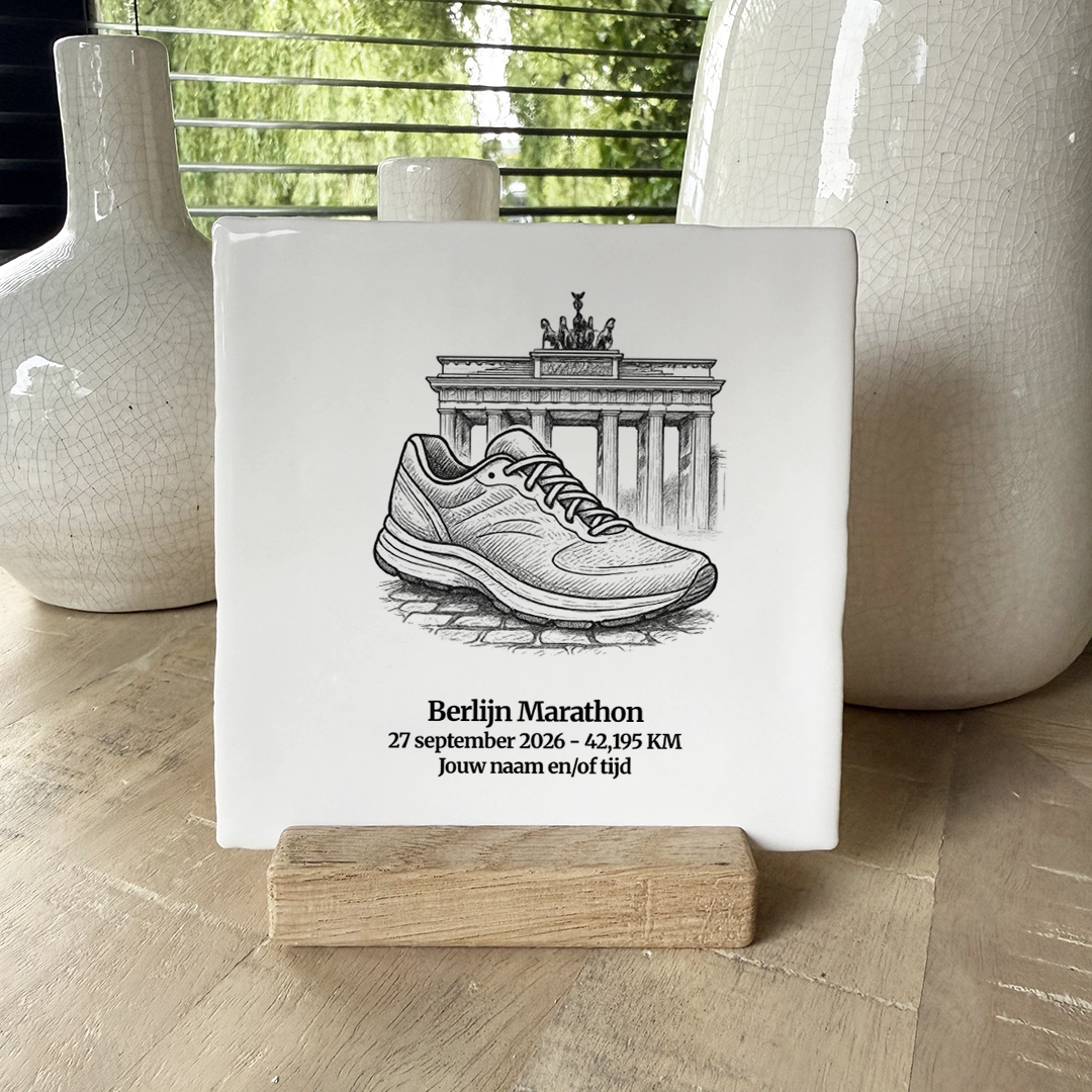 Berlijn Marathon tegeltje met naam 2026