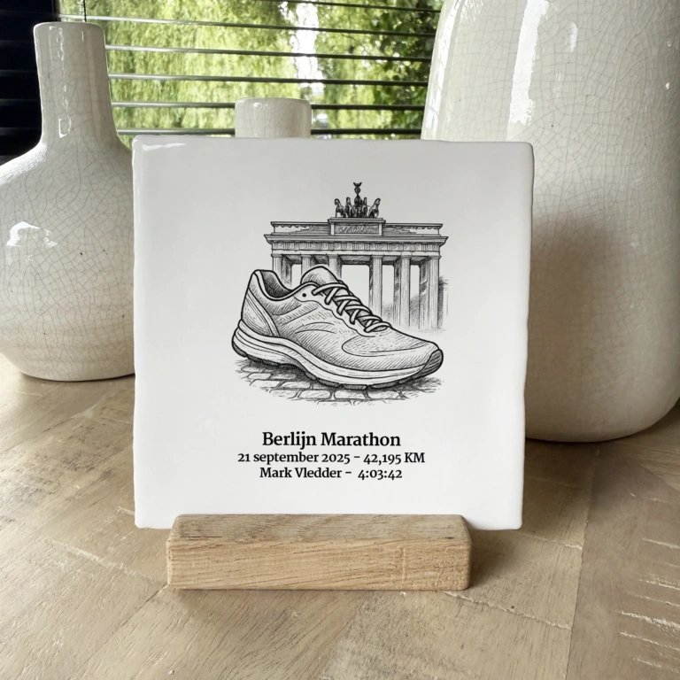 Berlijn Marathon tegeltje met naam