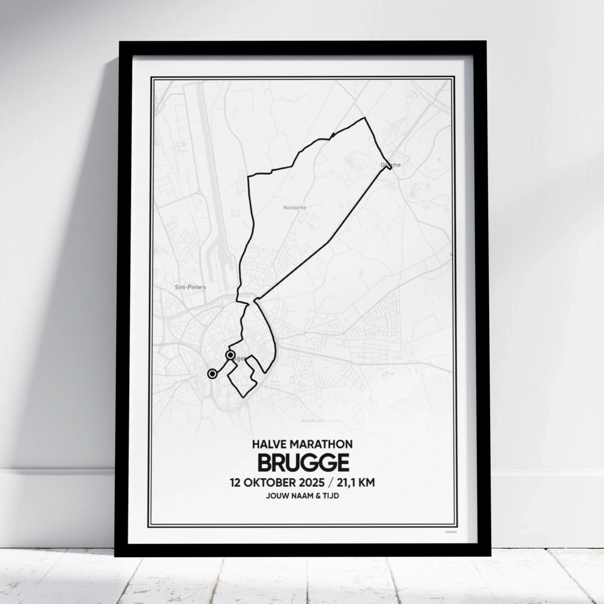 Brugge Halve Marathon print Brugge Halve Marathon print