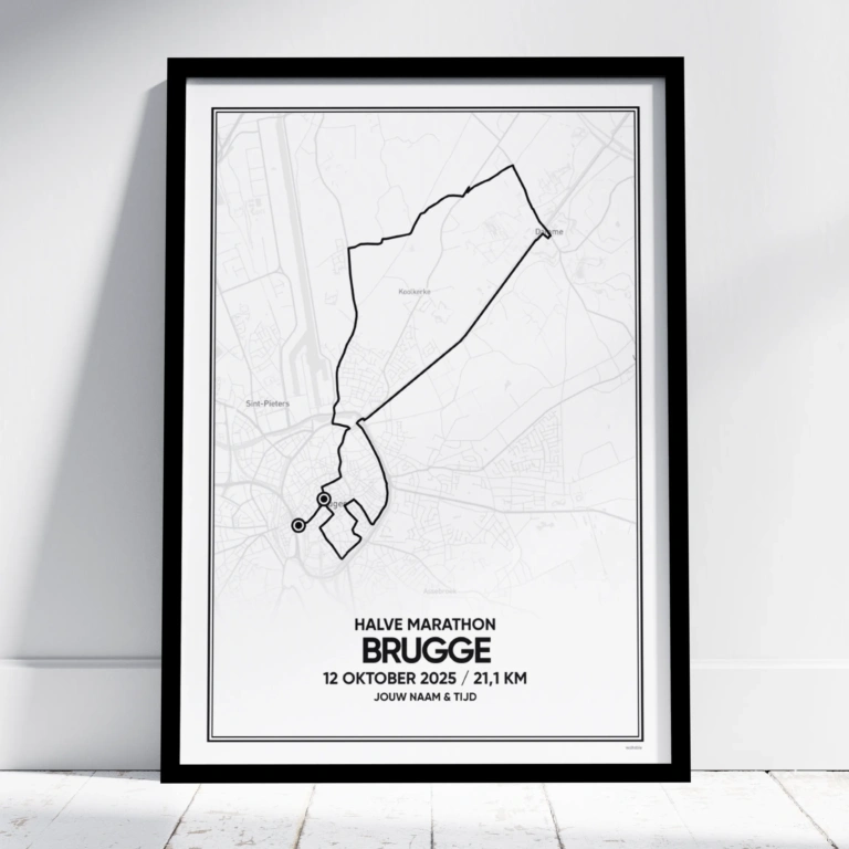 Brugge Halve Marathon print