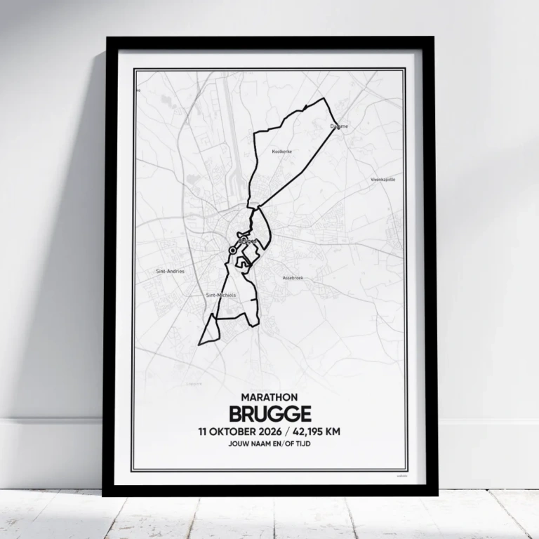 Brugge Marathon 2026 poster
