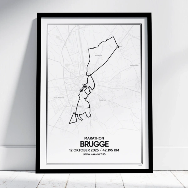 Brugge Marathon print