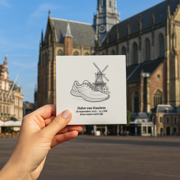 Halve van Haarlem Tegeltje met naam