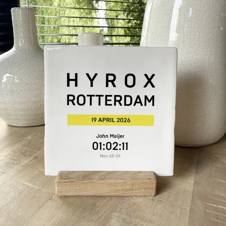 Hyrox Roterdam tegeltje
