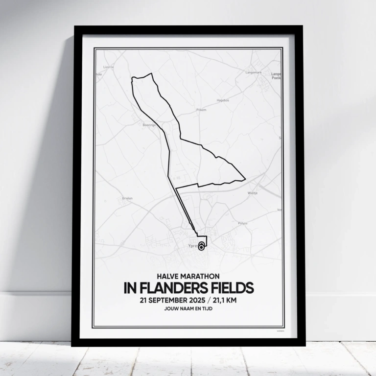 In Flanders Fields Halve Marathon 2025 print
