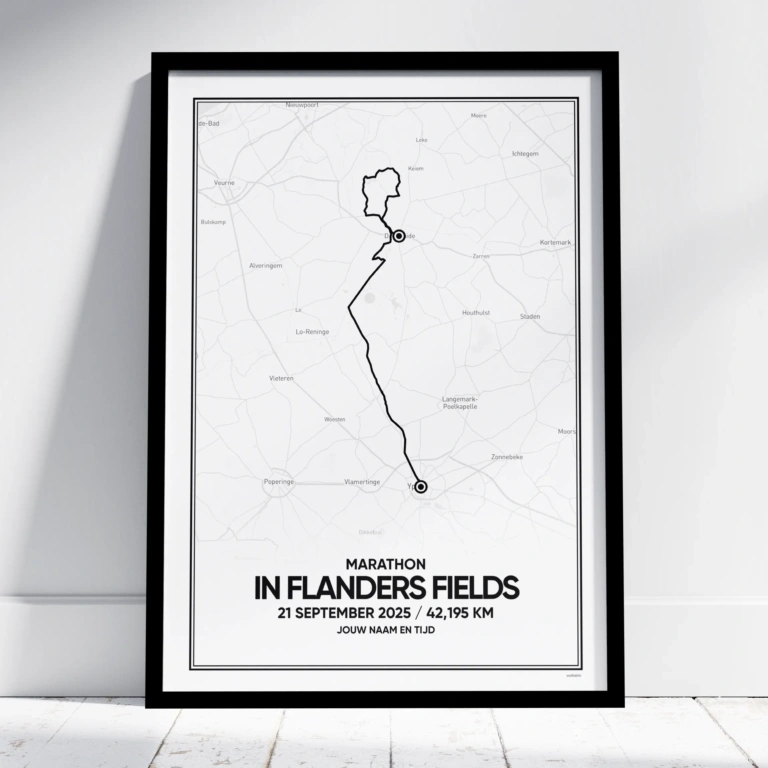 In Flanders Fields Marathon 2025 print