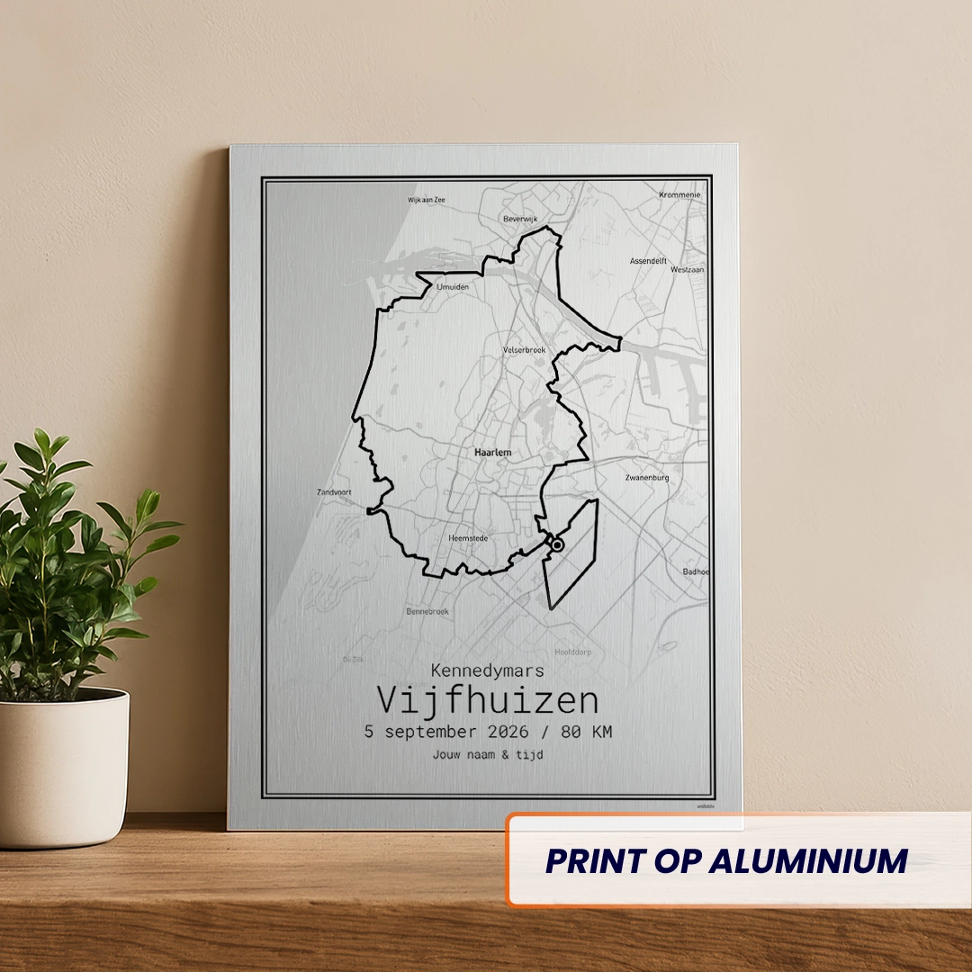 Kennedymars Vijfhuizen 2026 aluminium print