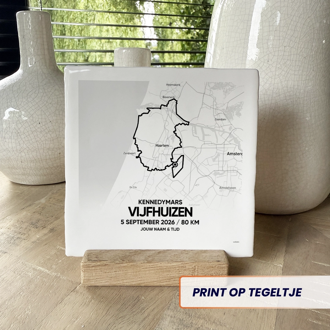 Kennedymars Vijfhuizen 2026 tegeltje