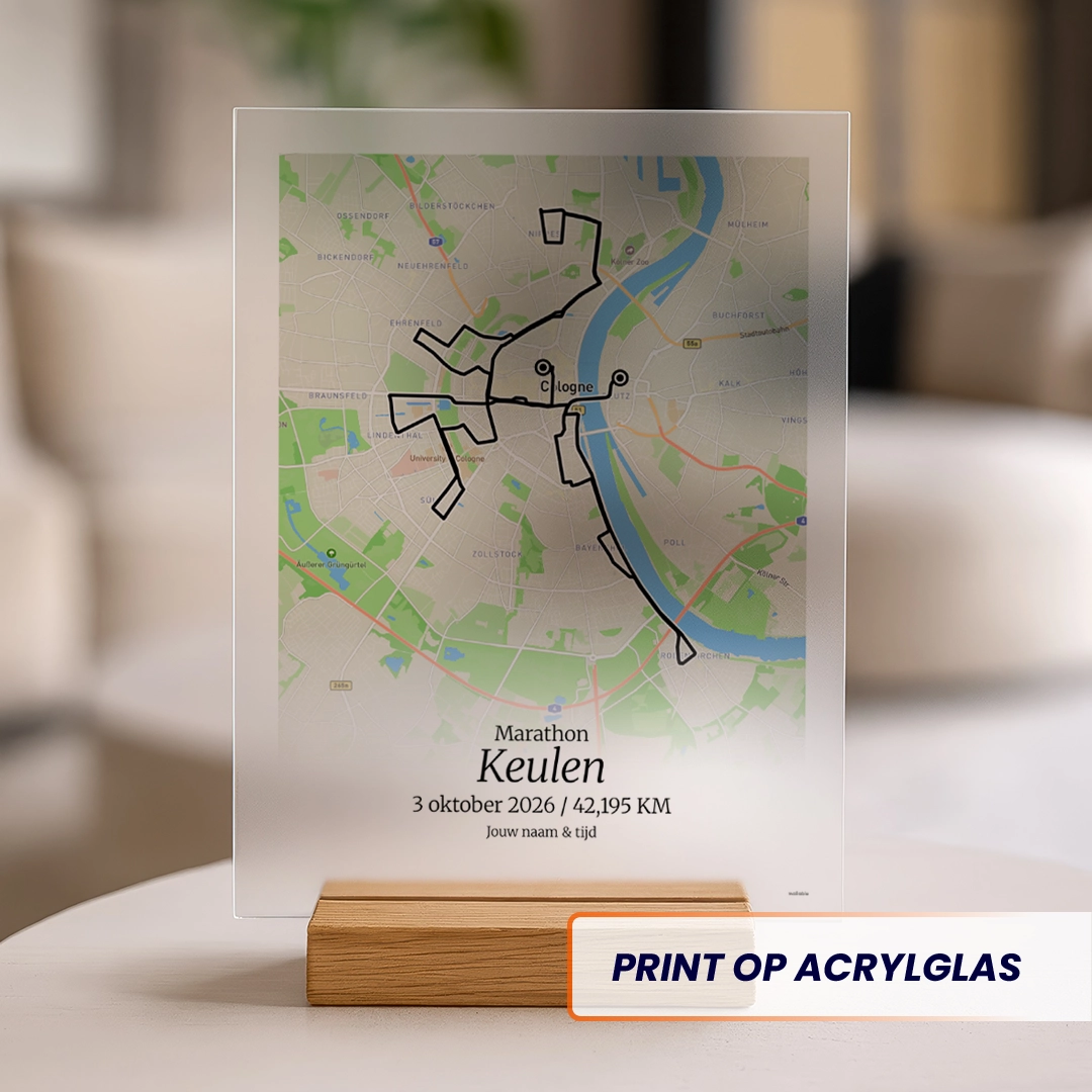 Keulen Marathon 2026 acrylglas print