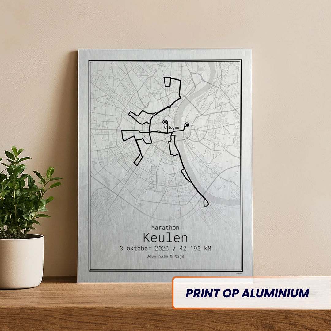 Keulen Marathon 2026 aluminium print