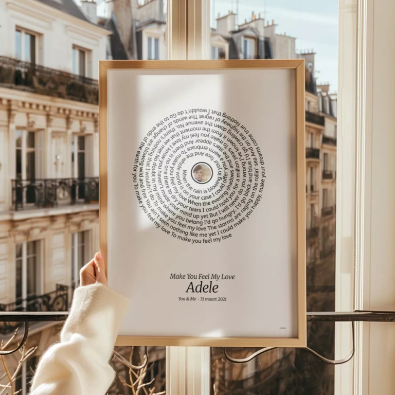 Songtekst poster van Make You Feel My Love - Adele