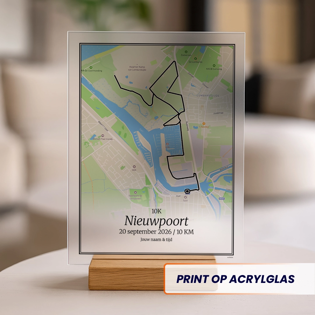 Nieuwpoort 10K 2026 acrylglas print