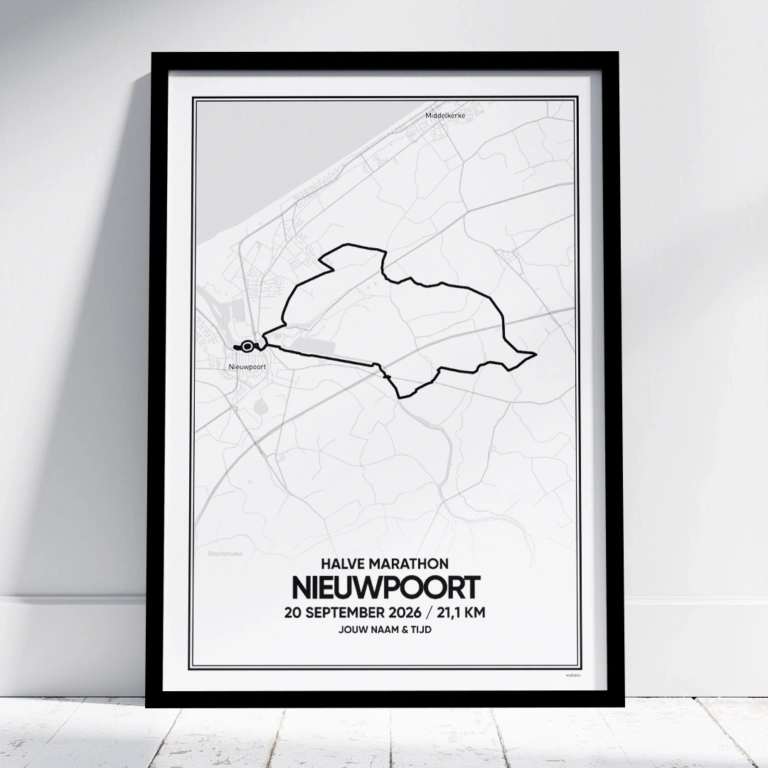 Nieuwpoort Halve Marathon poster 2026