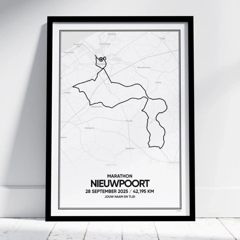 Nieuwpoort (halve) Marathon 2025 print