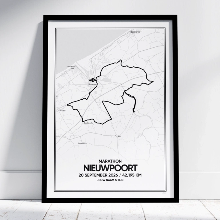 Nieuwpoort Marathon 2026 poster