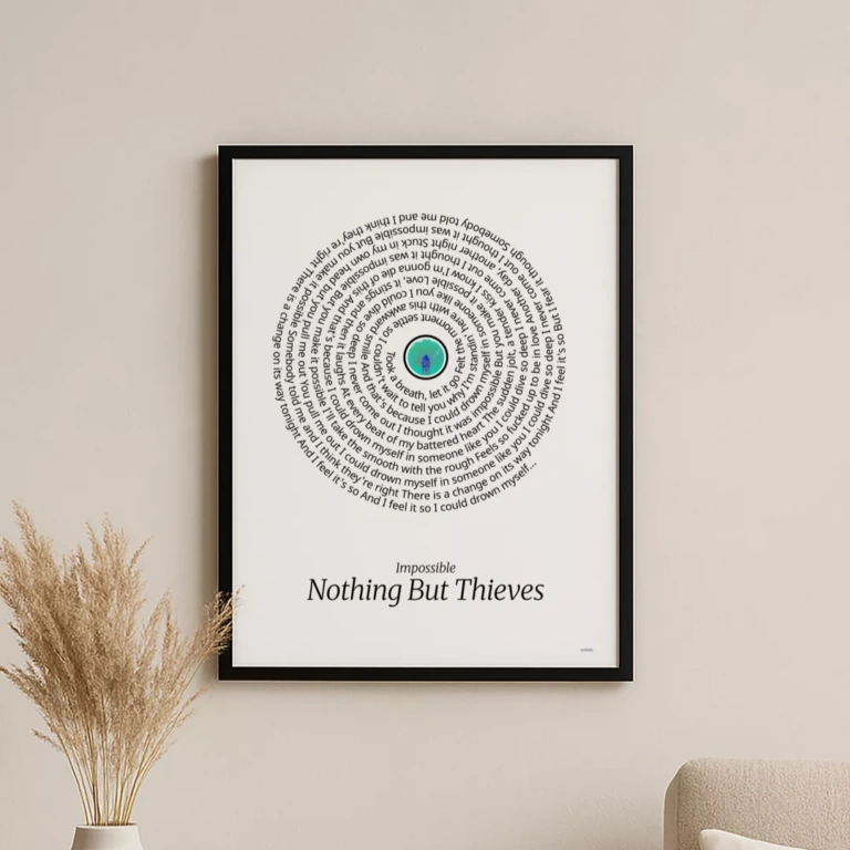 Songtekst poster van Nothing But Thieves - Overcome
