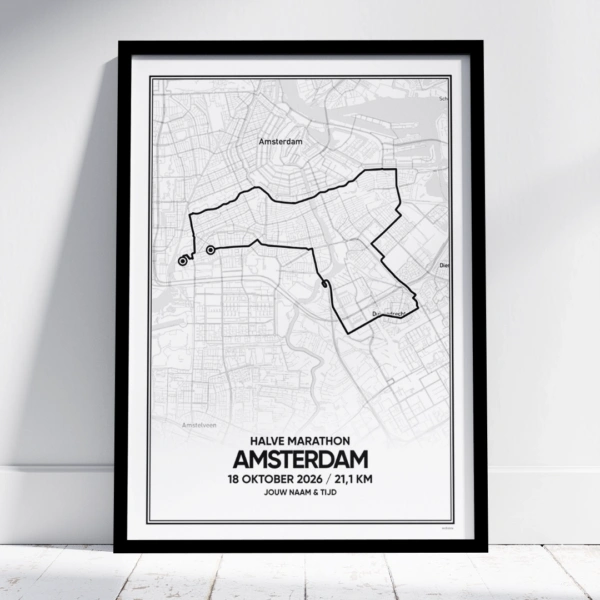 Amsterdam Halve Marathon 2026 poster