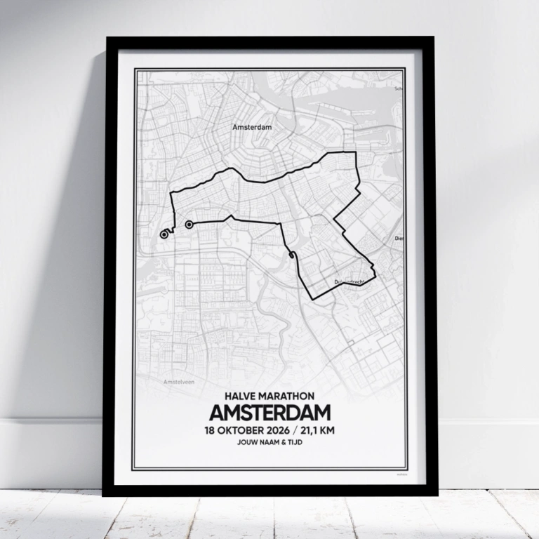 Amsterdam Halve Marathon 2026 poster