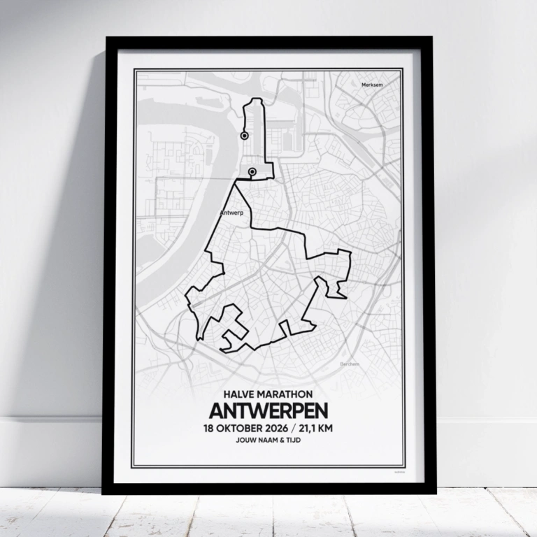 Antwerpen halve marathon 2026 poster