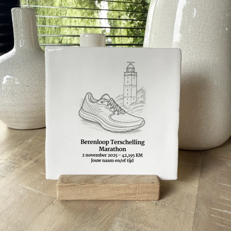 Berenloop Terschelling Marathon Tegeltje