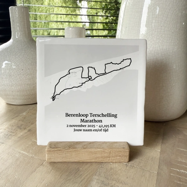 Berenloop Terschelling Marathon 2025 Route Tegeltje