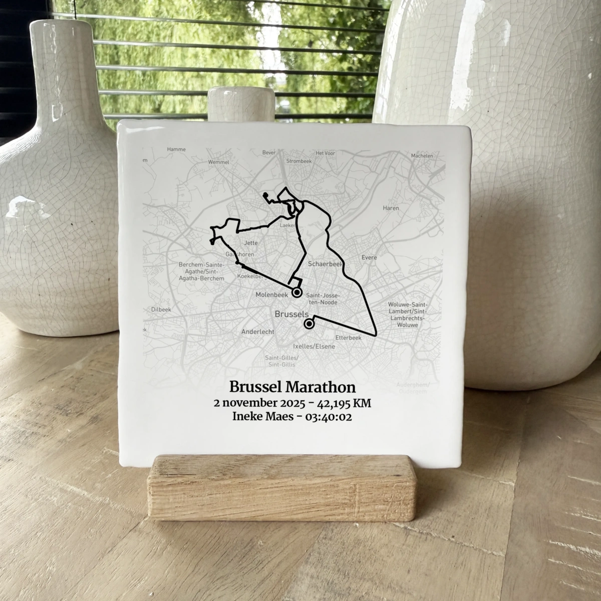 Brussel Halve Marathon / Marathon 2025 route Tegeltje