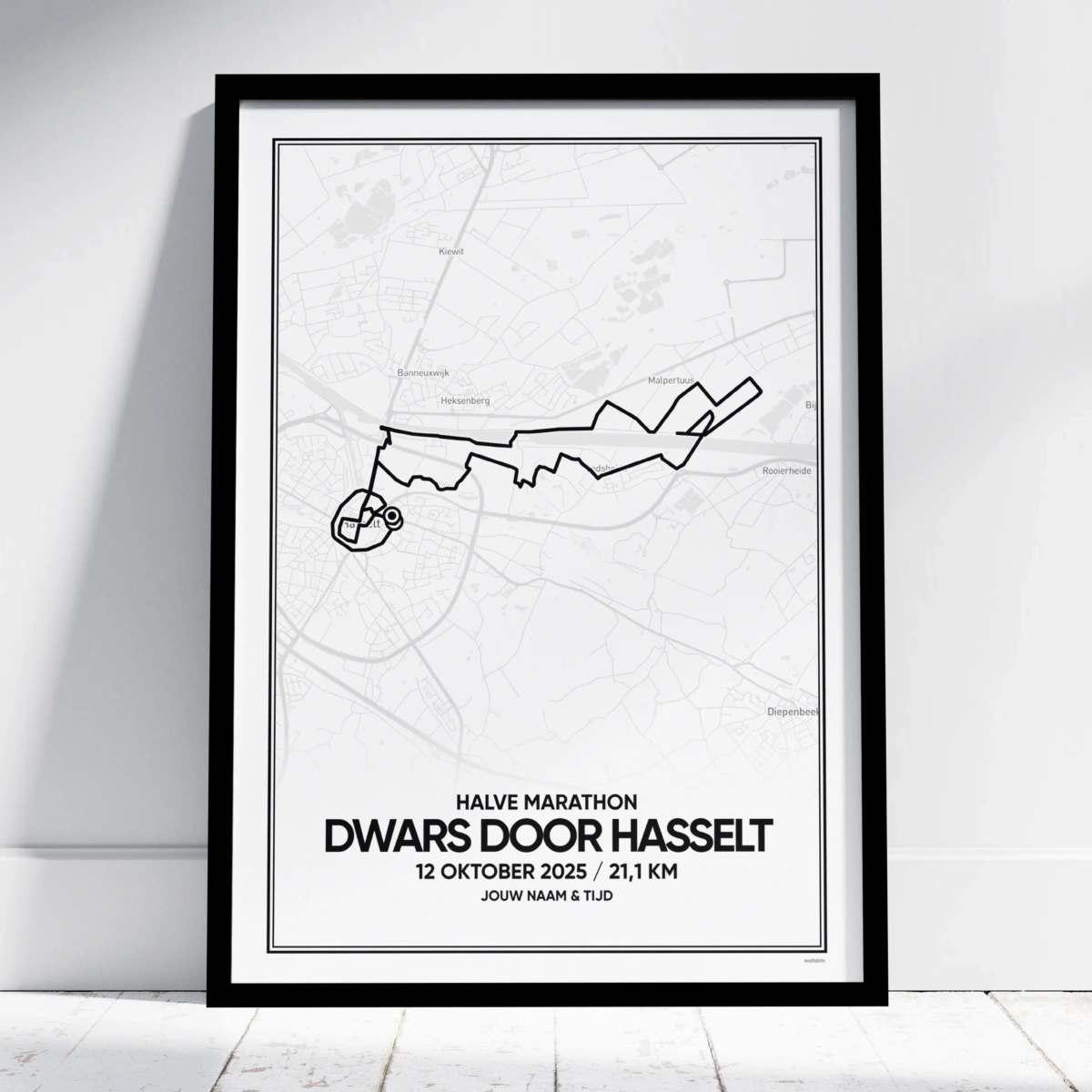 Dwars door Hasselt 2025 print Halve Marathon