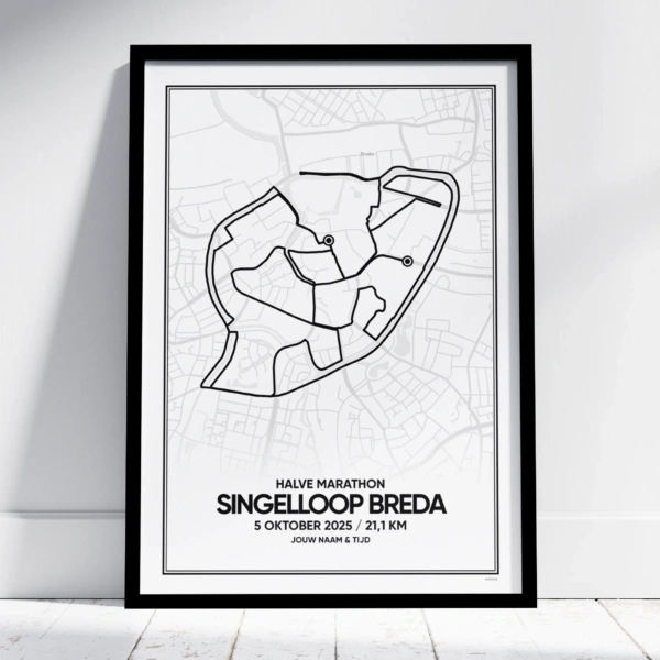 Singelloop Breda 2025 print