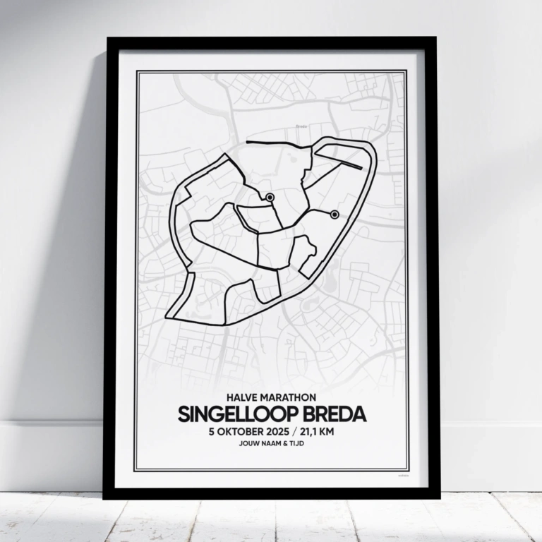 Singelloop Breda 2025 print