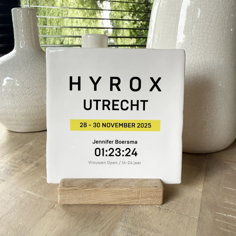 Hyrox Utrecht tegeltje