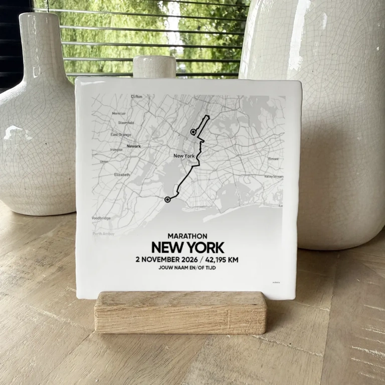 New York Marathon tegeltje 2026