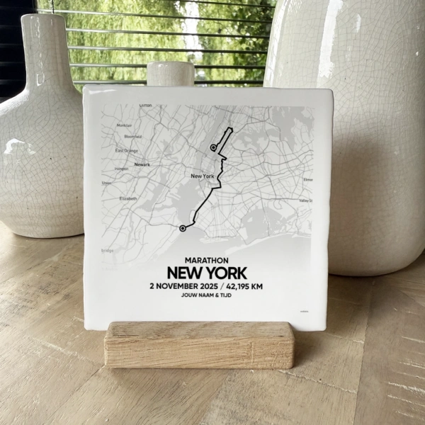 New York marathon tegeltje 2025