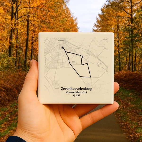 Zevenheuvelenloop 2025 Route Tegeltje