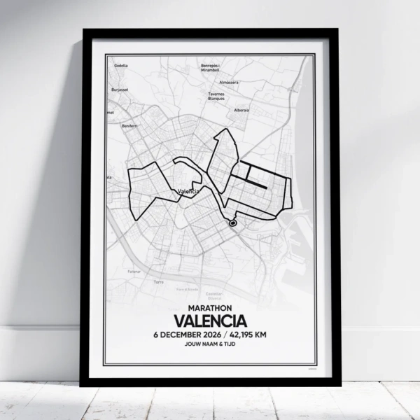 Valencia Marathon 2026 poster