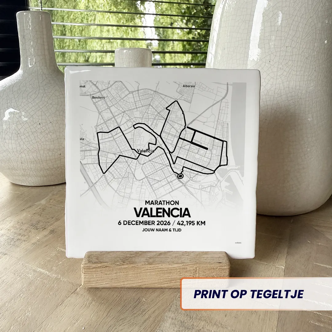 Valencia Marathon tegeltje 2026