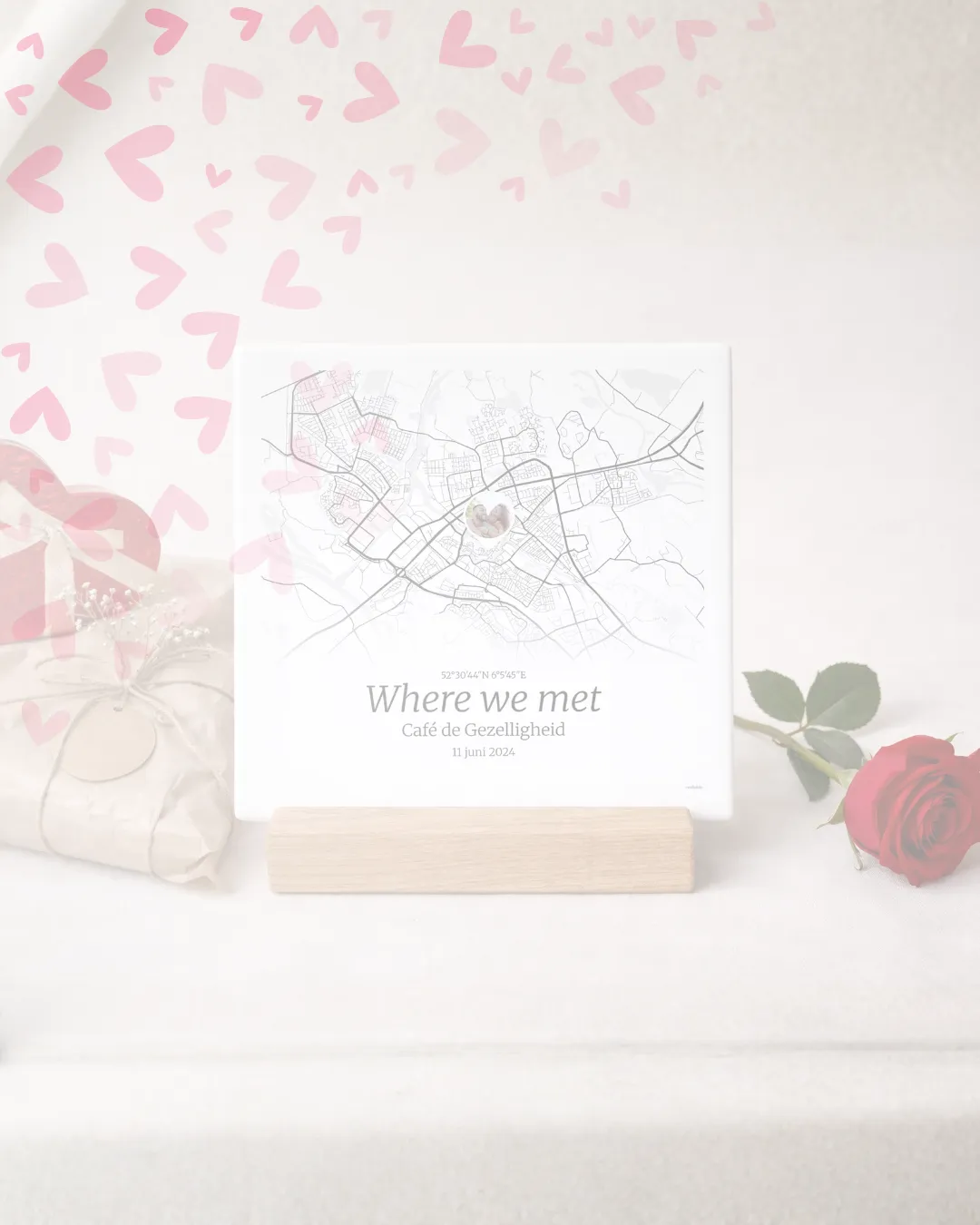 Een persoonlijk valentijnscadeau maak je bij Wallable