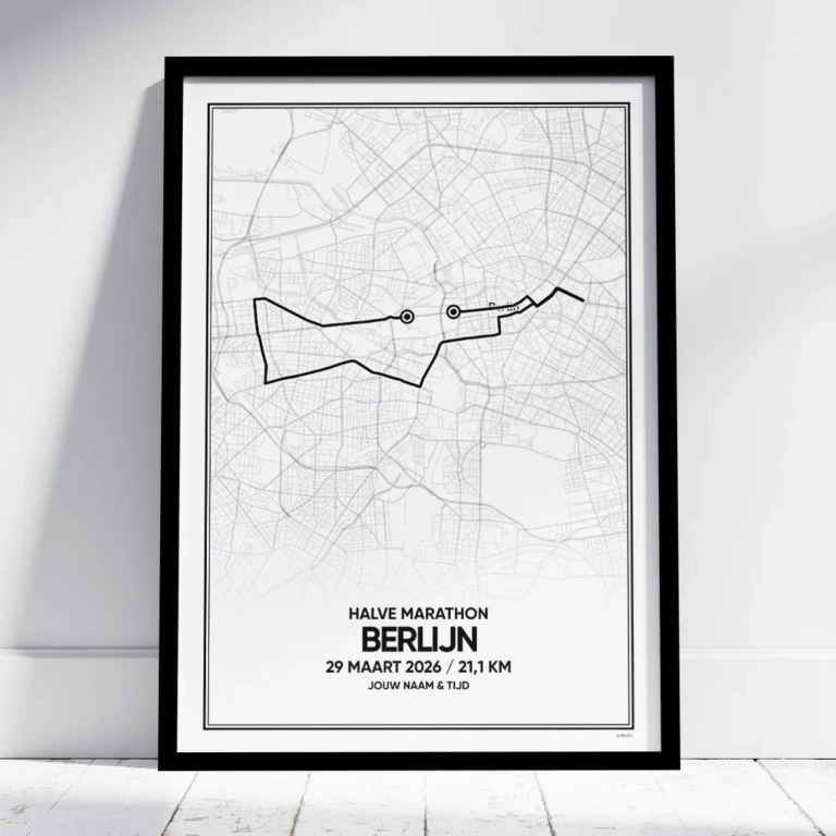 Berlijn halve marathon 2026 poster