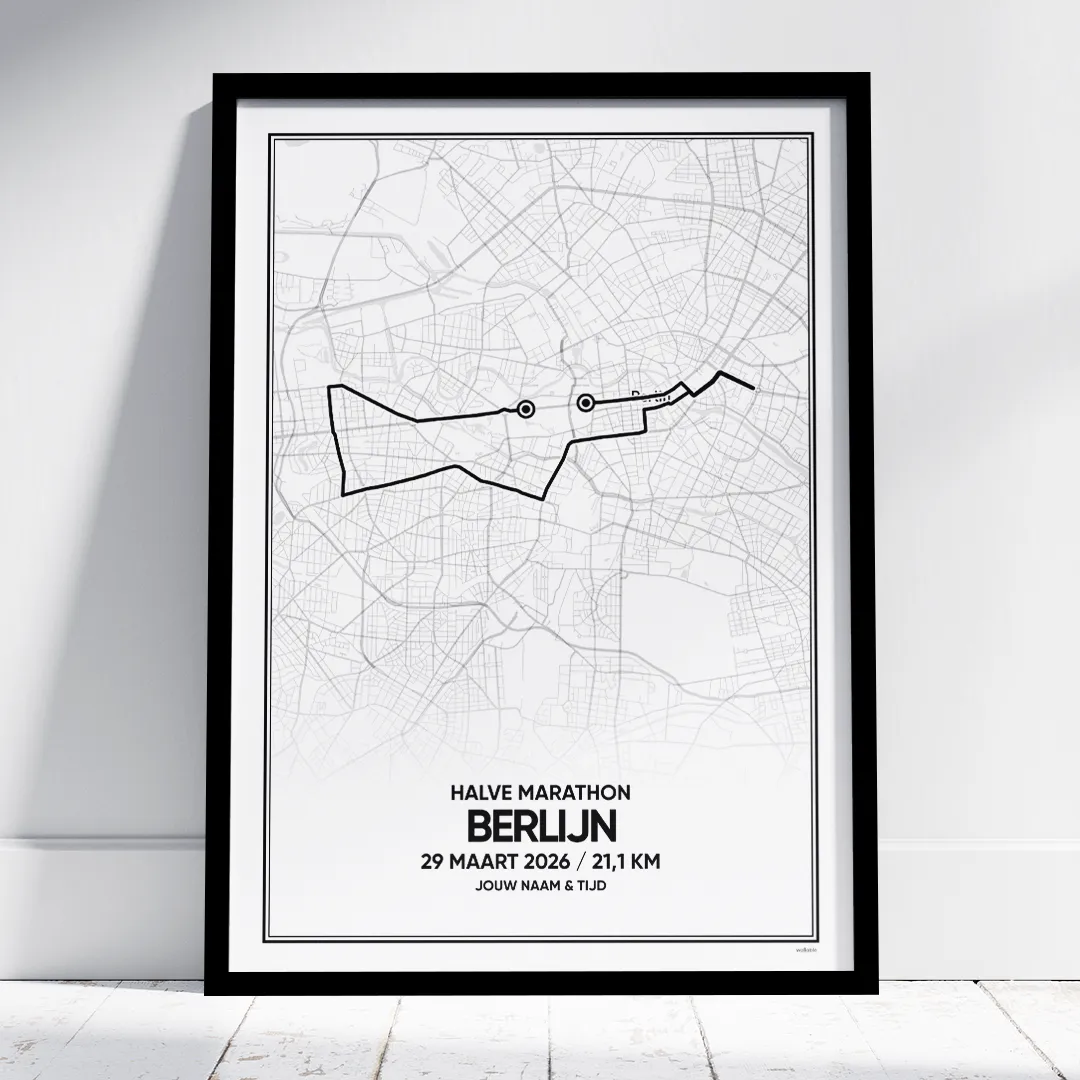 Berlijn halve marathon 2026 poster