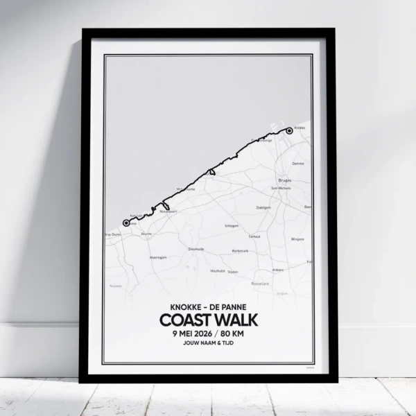 Coast walk Belgie 2026 poster