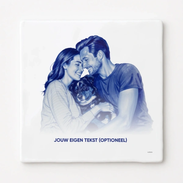 Delfts blauw tegeltje