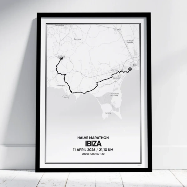 Ibiza halve marathon 2026 poster