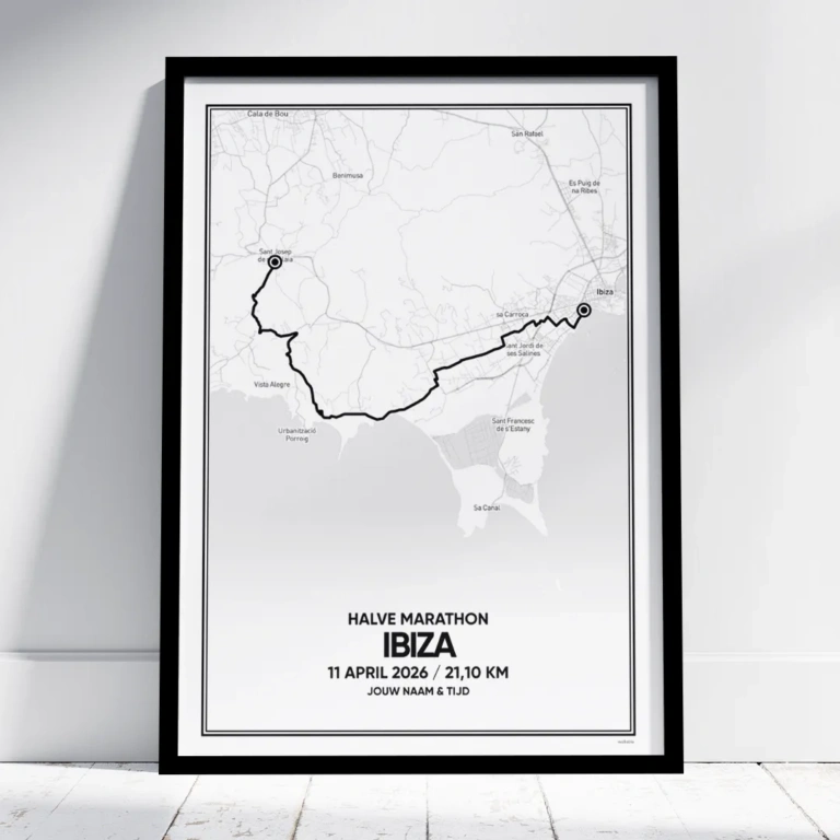 Ibiza halve marathon 2026 poster