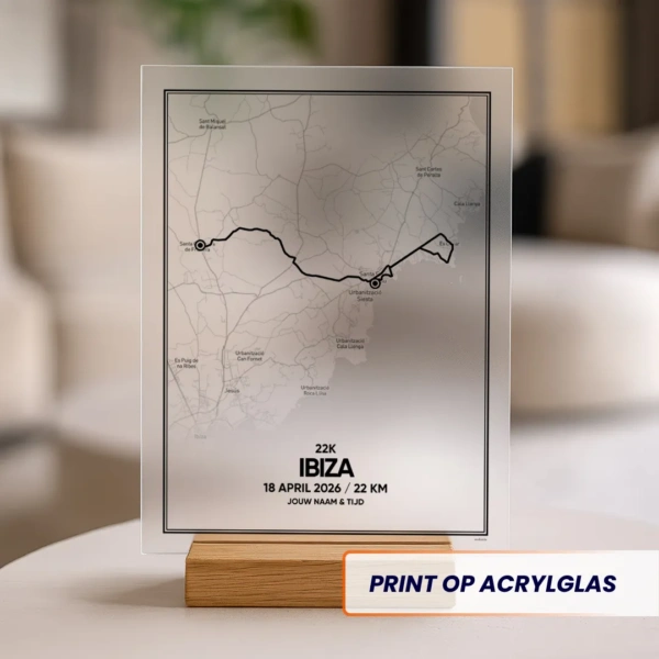 Ibiza 22K 2026 acrylglas print