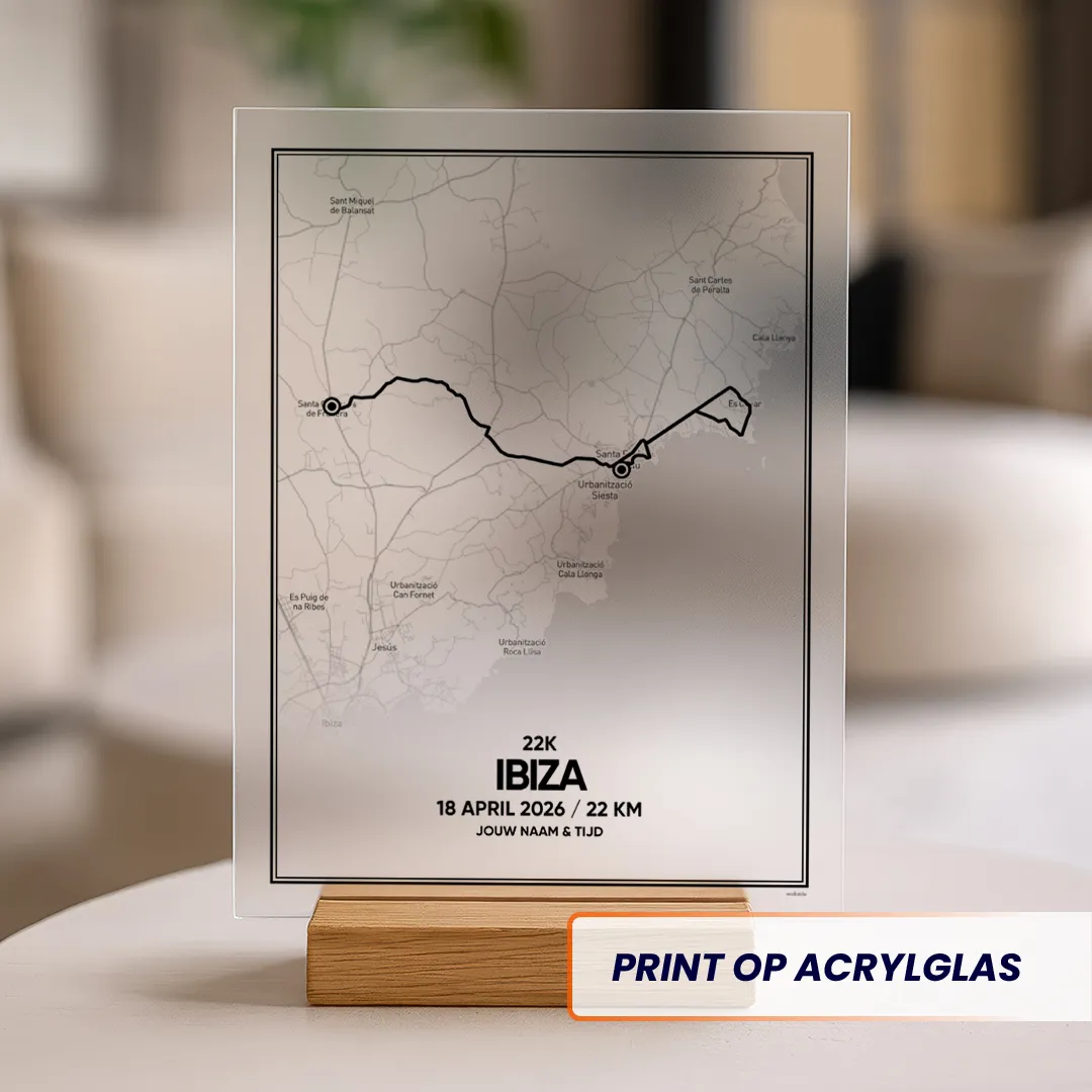 Ibiza 22K 2026 acrylglas print