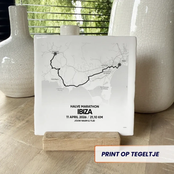 Ibiza halve marathon 2026 tegeltje