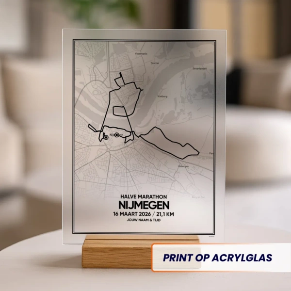 Nijmegen halve marathon 2026 acrylglas print