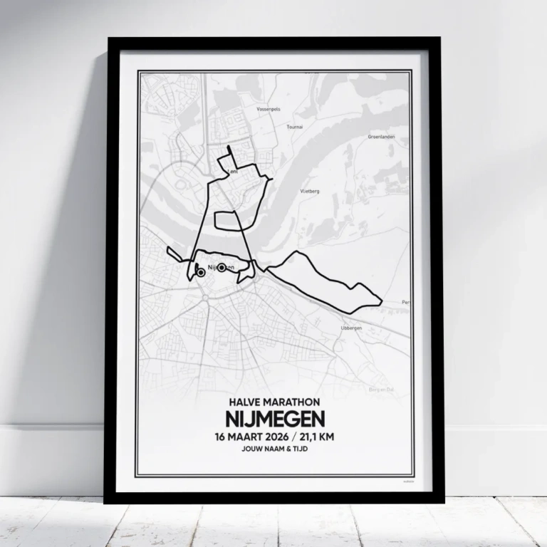 Nijmegen halve marathon 2026 poster