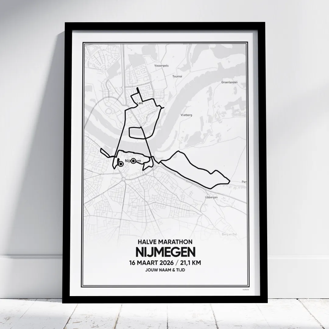 Nijmegen halve marathon 2026 poster